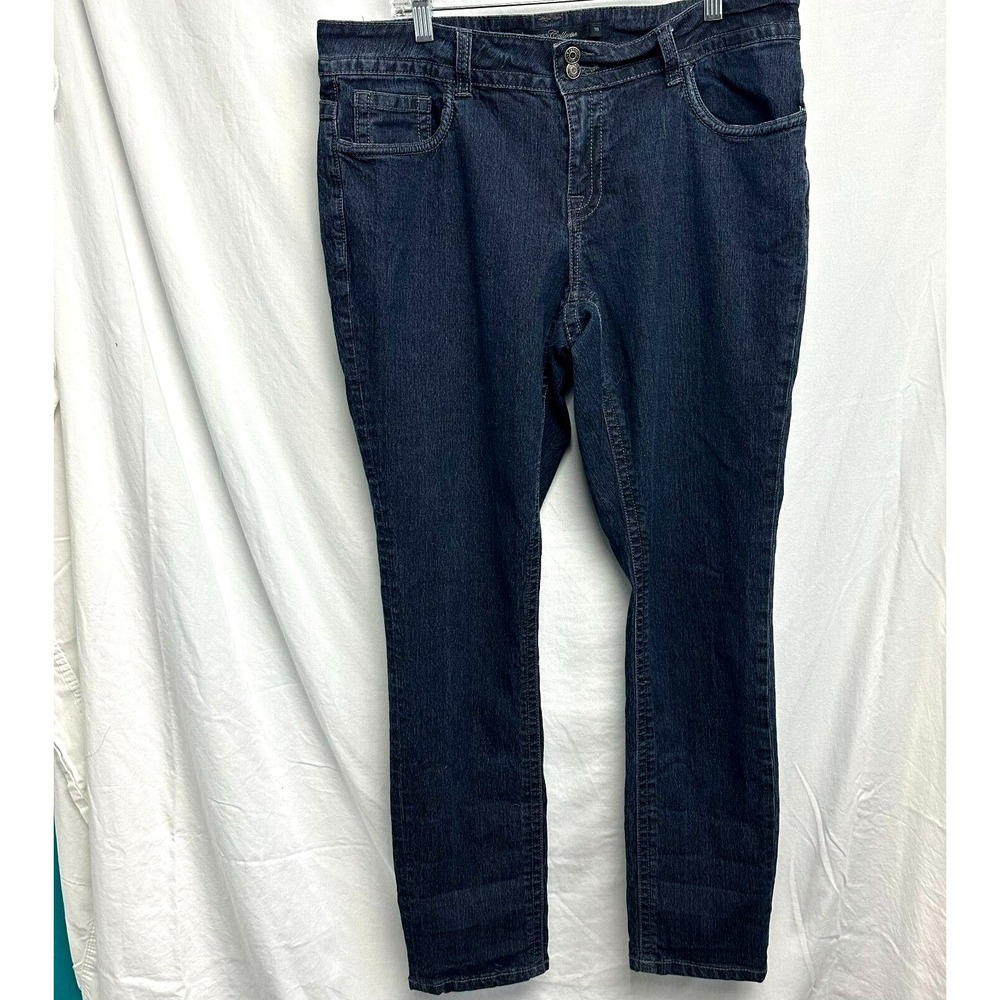 Vigoss Collection The Legging Super Stretch Skinny Jeans Dark Wash Indigo 16